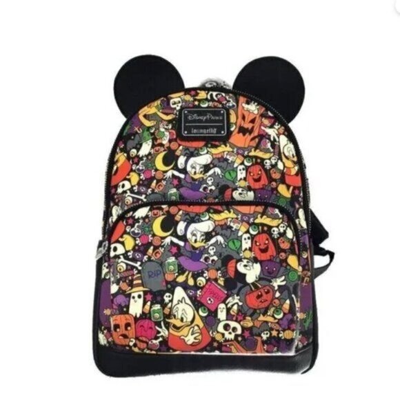 Disney Parks Loungefly Backpack Halloween 2022 Mickey and Friends NWT - Picture 1 of 5